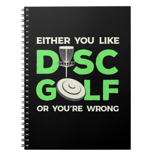 Carnet Vous aimez le golf sur disque (Devant)
