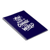 Carnet Vous Allez Changer le Monde (Côté Droit)