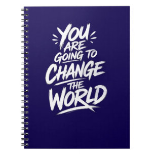 Carnet Vous Allez Changer le Monde