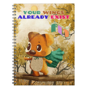 Carnet Vous Avez Des Ailes Juste Voler Un Petit Chien Ins