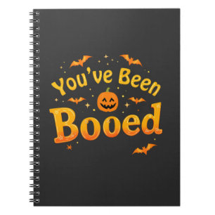 Carnet Vous avez été hué Citrouille Éffrayant Halloween