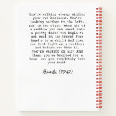 Carnet Vous avez été Twitterpated (Dos)