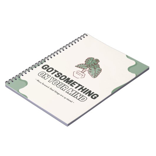 Carnet Vous avez quelque chose en tête ? | Personnalisabl (Côté gauche)