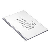 CARNET VOUS AVEZ TRAVAILLÉ DUR POUR CETTE / CONCEPTION / (Côté Droit)