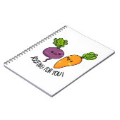 Carnet Vous Encourage Punir de Légume Drôle  (Côté gauche)