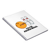 Carnet Vous êtes Adora-Bowl Funny Bowling Pun (Côté Droit)