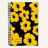 Carnet Vous Êtes Beau MCM Floral Jaune (Recto)