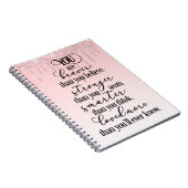 Carnet Vous Êtes Braver, Plus Forte, Plus Intelligente, A (Côté Droit)