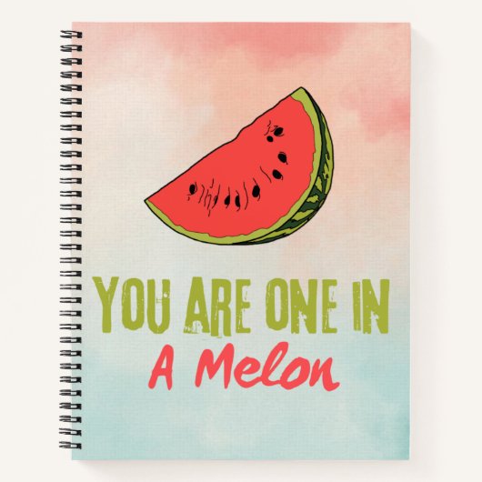 Carnet Vous Êtes Dans Un Melon Watermelon Fruit (Devant)