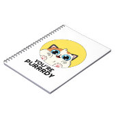 Carnet Vous êtes drôle comme tout Chat Jeu de mots  (Côté gauche)