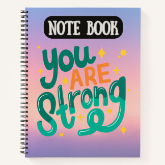 Carnet Vous êtes fort "Citation motivationnelle"