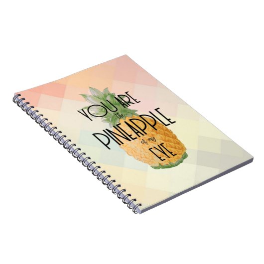 Carnet "Vous êtes l'ananas de mon oeil " (Côté Droit)