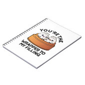 Carnet Vous êtes l'enveloppe à ma farce de dimsum Pun  (Côté gauche)