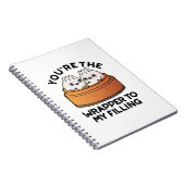 Carnet Vous êtes l'enveloppe à ma garniture de dimsum Pun (Côté Droit)