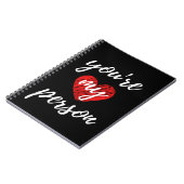 Carnet Vous êtes ma personne (Côté gauche)