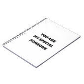 Carnet Vous êtes ma personne spéciale (Côté gauche)