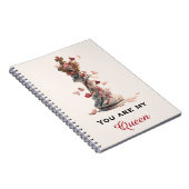 Carnet Vous êtes ma Reine Chess Saint-Valentin (Côté Droit)