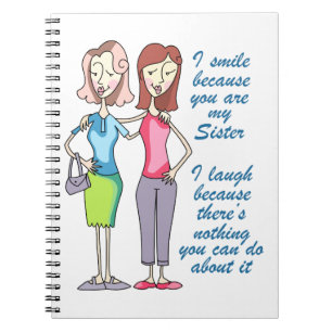 Carnet Vous êtes ma soeur