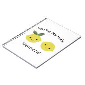 Carnet Vous êtes mes citrons à la taille principale (Côté gauche)