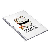 Carnet Vous êtes mon Ebi-chose Drôle de jeu de mots de su (Côté Droit)