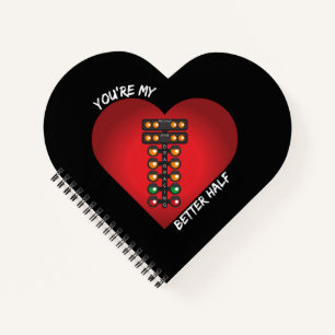 Carnet Vous êtes mon meilleur demi-Drag Racing Coeur