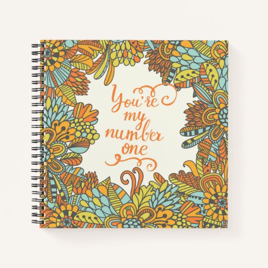 Carnet Vous Êtes Mon Numéro Un (Devant)