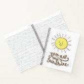 Carnet Vous Êtes Mon Soleil (Intérieur)