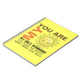 Carnet Vous êtes mon soleil (Côté gauche)