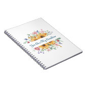 Carnet Vous êtes mon soleil et citation de tournesol (Côté Droit)