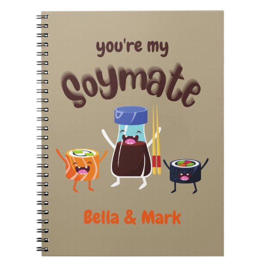 Carnet Vous êtes Mon Soymate, Soy (Devant)