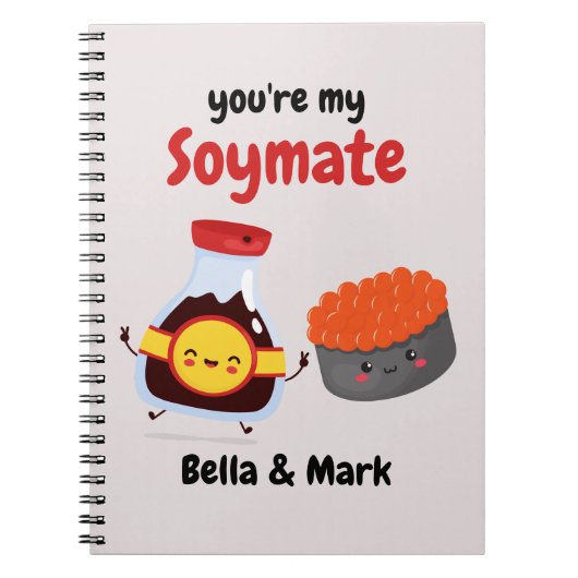 Carnet Vous êtes Mon Soymate, Soy (Devant)