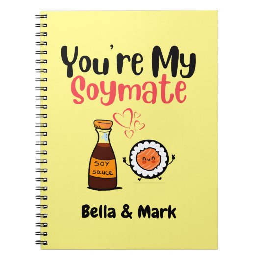 Carnet Vous êtes Mon Soymate, Soy (Devant)