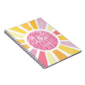 Carnet Vous Êtes Mon Sunshine Bright Watercolor Cadeau (Côté Droit)