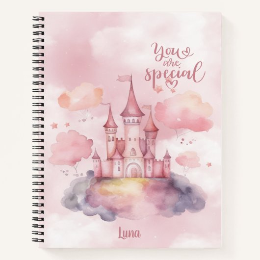 Carnet Vous êtes Special Palace Pink Cloud personnalisabl (Devant)