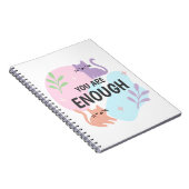 Carnet Vous êtes suffisant chat Affirmation (Côté Droit)