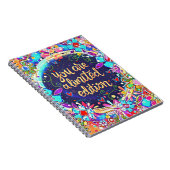 Carnet Vous êtes un accessoire limité Fun Floral Inspiriv (Côté Droit)