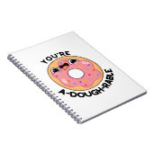 Carnet Vous êtes un jeu de mots drôle sur le donut A-Doug (Côté Droit)