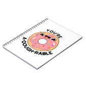 Carnet Vous êtes un jeu de mots drôle sur le donut A-Doug (Côté gauche)