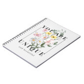 Carnet Vous êtes un Slogan floral unique (Côté gauche)