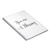 Carnet Vous êtes une Bénédiction, Message Inspirant (Côté Droit)