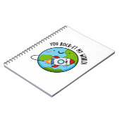 Carnet Vous faites décoller ma monde Funny Rocket Pun (Côté gauche)