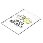 Carnet Vous Feta Brie-levez C'est Drôle Pun Fromage (Côté gauche)