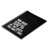 Carnet Vous manquez 100% des coups que vous ne prenez pas (Côté gauche)