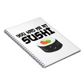 Carnet Vous M'Avez Eu Au Sushi - Nourriture Drôle (Côté Droit)