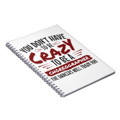 Carnet Vous n'avez pas besoin d'être fou pour être chorég (Côté Droit)