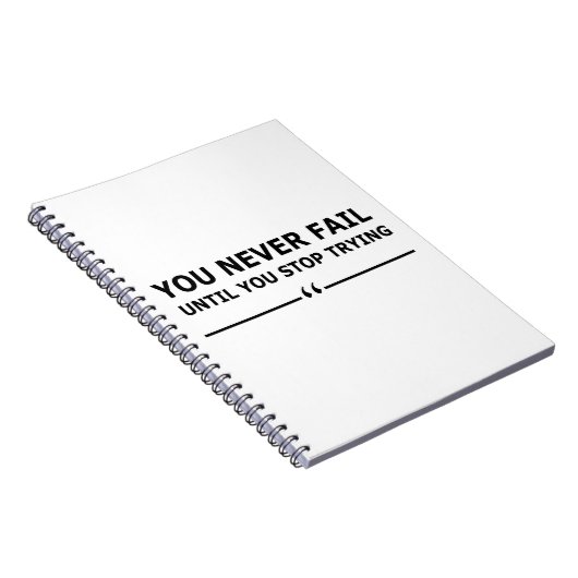 Carnet vous ne manquerez jamais tant que vous n'arrêtez p (Côté Droit)