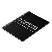 Carnet vous ne manquerez jamais tant que vous n'arrêtez p (Côté gauche)