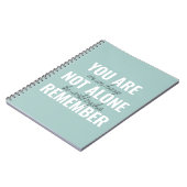 Carnet Vous N'Êtes Pas Seul À Vous Souvenir De Inspiratio (Côté gauche)
