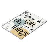 Carnet Vous pouvez faire des choses difficiles Inspiratio (Côté gauche)
