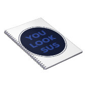 Carnet Vous Regardez SUS Great Quotes Cadeau (Côté Droit)